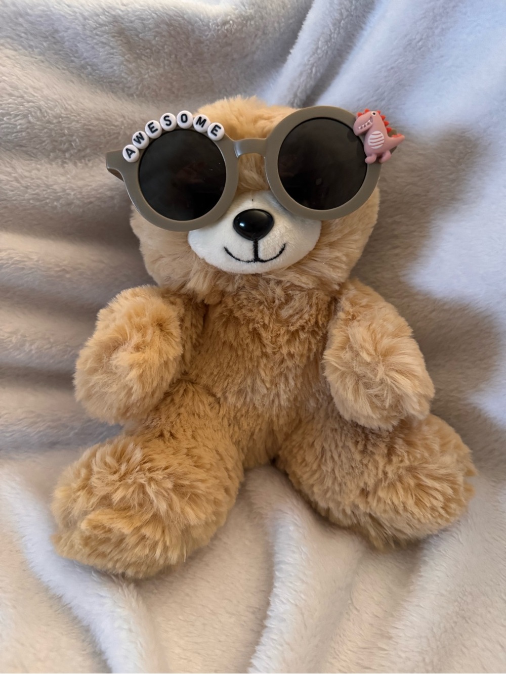 Gray Circle Shaped Boy’s Sunglasses